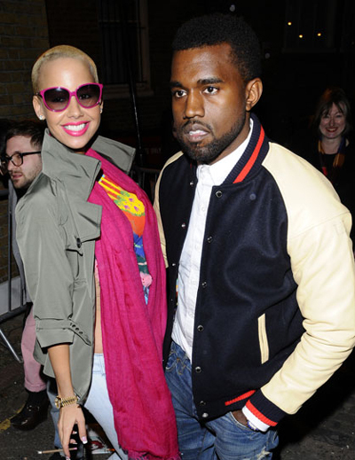 amber rose and kanye west pictures. Kanye West amp; Amber Rose helped